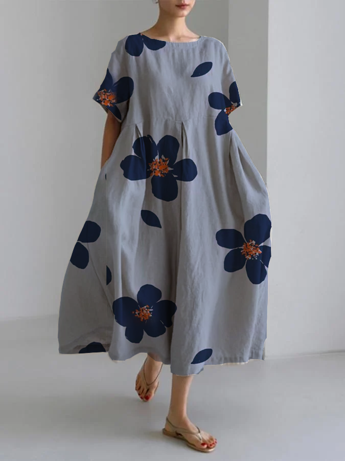 Raffa Blomstret Sommerkjole