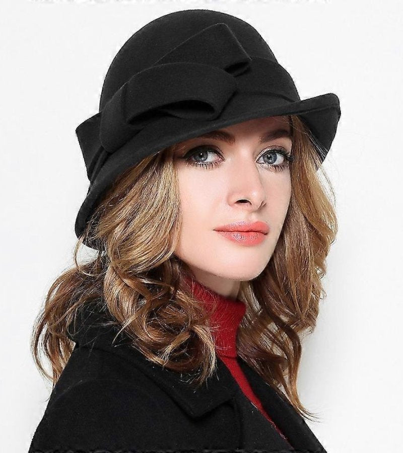 Clara | Retro-hat med sidebånd (1+1 Gratis)