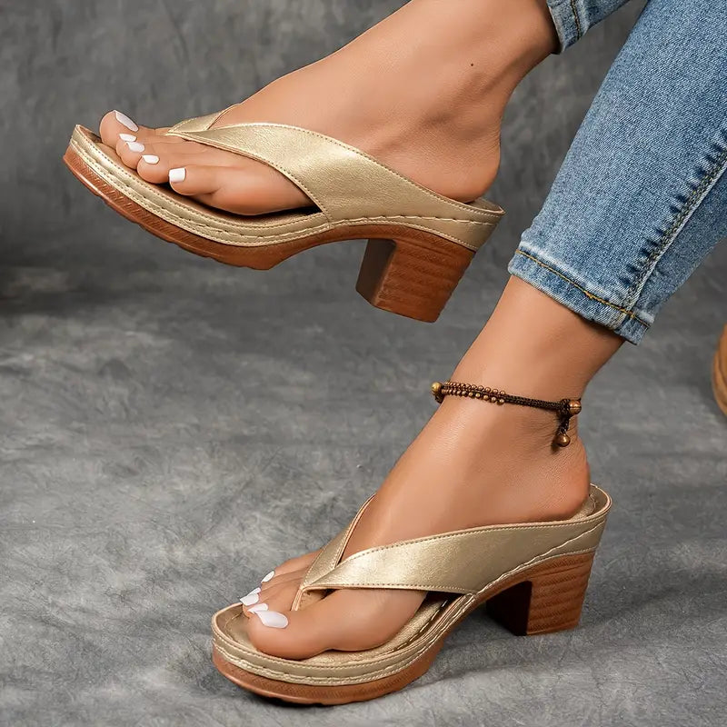 Lesia™ - Hælede Sandaler