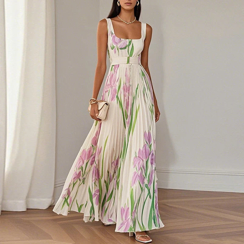 Oriah™ | Blomstret A-line maxikjole
