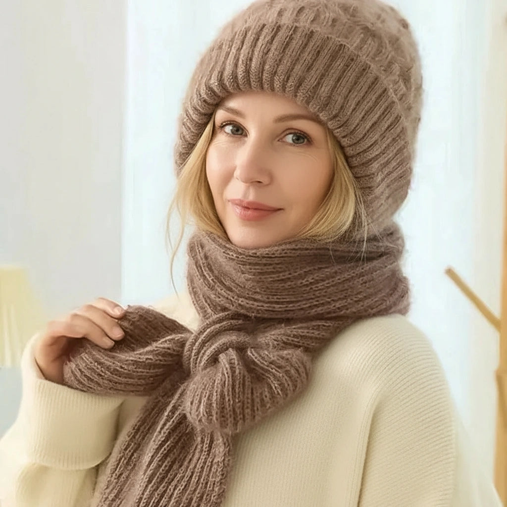 Ashworth Luxe™ | 2-i-1 Hætte & Halstørklæde (1+1 GRATIS)