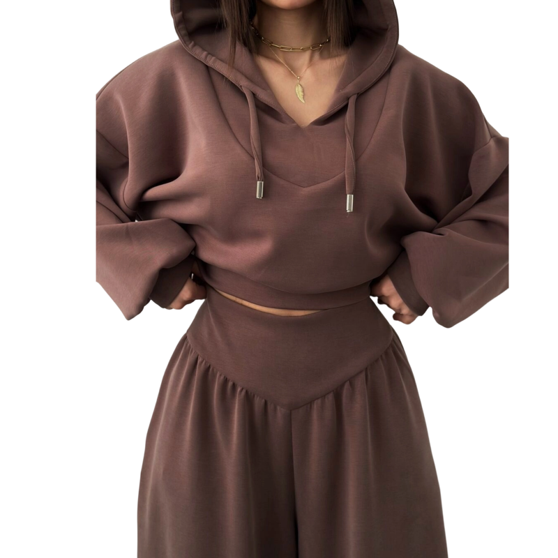 Isaline™ – Moderne Cropped Lounge Sæt